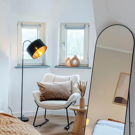 Lägenhet Design 2br - 4 Beds & Workspace - Messe Dus