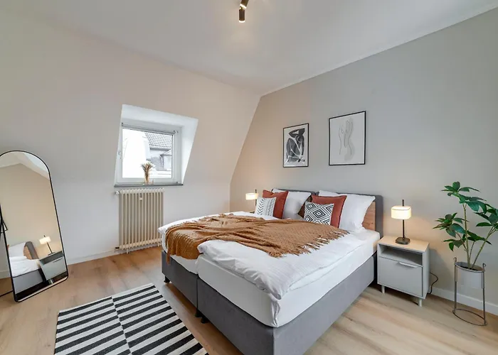 Apartman Design-apartment - 2 Schlafzimmer, 4 Betten, Arbeitsplatz - By Lott Living Duisburg